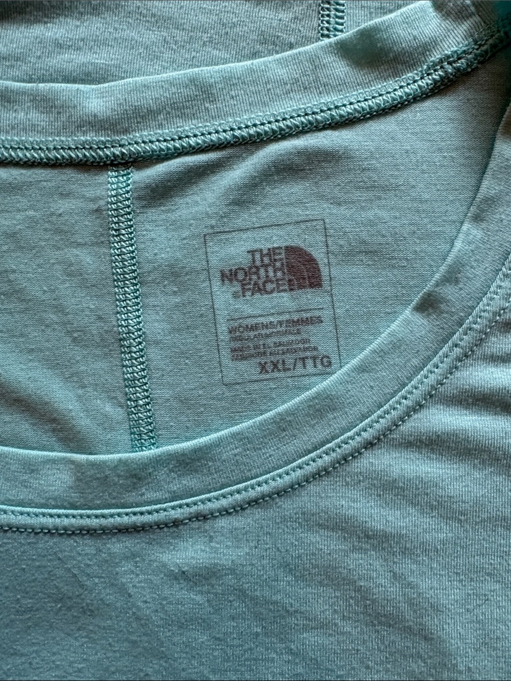THE NORTH FACE MINT GREEN WOMEN’S CREW NECK TEE - Picture 3 of 4